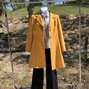 Isabella DeMarco Mustard Coat Sz 10